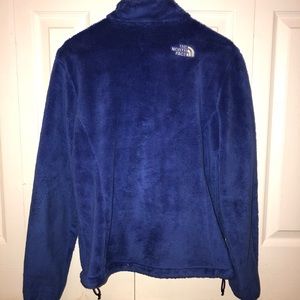 the north face fuzzy, but light, winter jacket